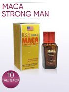 MACA Strong Man Мака стронг мэн 10 таблеток — средство для усиления эрекции и продления акта